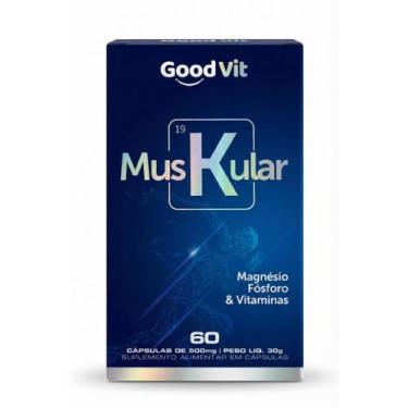 Imagem de Magnésio + Fósforo Muskular Good Vit 60 Cápsulas Original Sabor:Sem Sa