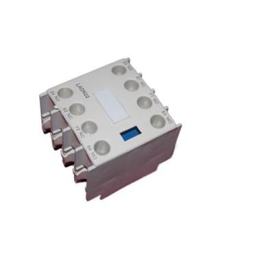 Imagem de 1 bloco de contato auxiliar LADN22 2NO/2NC uso para contator LC1D
