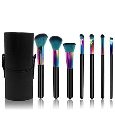 Imagem de Feiyxu Pincéis de Maquiagem Sintética Premium Conjunto de Pincéis de Maquiagem Sintético Profissional Blush Contorno dos Olhos Kit de Pincéis de Maquiagem, Pincéis de Delineador