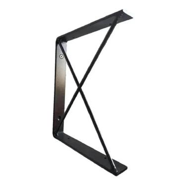 Imagem de Suporte Nicho Prateleira Ferro Estilo Industrial Parede