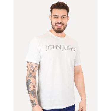 Imagem de Camiseta John John Masculina Regular Fit Special Bright Branca-Masculino