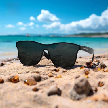 Imagem de Óculos De Sol Esportivos Polarizados Unissex Oversized MAXJULI, Óculos