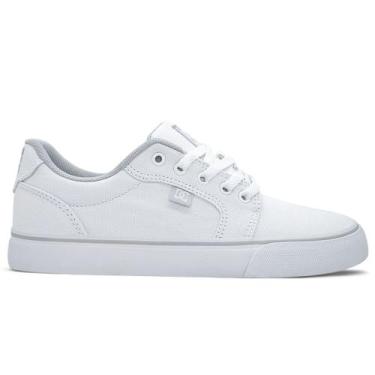 Imagem de Tênis DC Shoes Anvil LA TX Ice Unissex  Branco, Branco, 37
