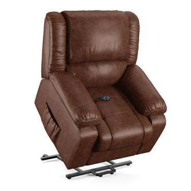 Imagem de Poltrona do Papai Reclinável Sala de Cinema Barcelona Elevação Lift El