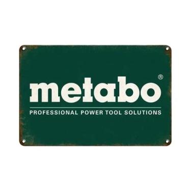 Imagem de Placa De Metal Retrô Vintage Da Marca Stihl Para Decoração De Parede E