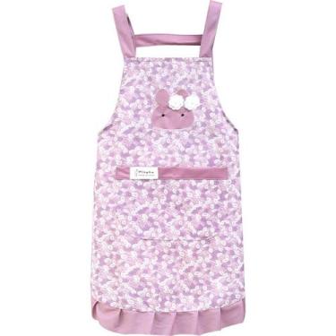 Imagem de Avental fofo para mulheres com design de animais, estilo coreano - Yiw