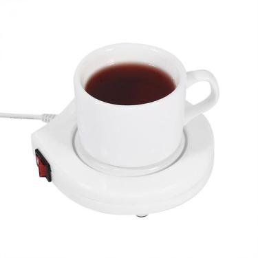 Imagem de Aquecedor elétrico de copos, almofada de aquecimento para café, chá, l