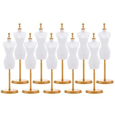Imagem de Doll Clothes Form Dress Doll Stand Doll Display Holder x10 - EXCEART