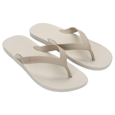 Imagem de Chinelo masculino rider core dedo 12655, Bege, 41.42