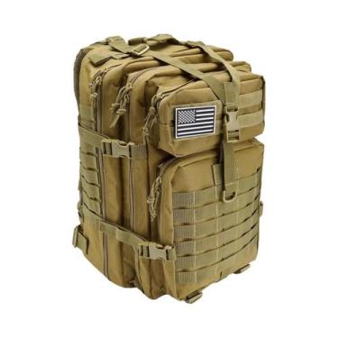 Imagem de Mochila Tática Masculina 30/50L Para Sobrevivência Ao Ar Livre, Caminh