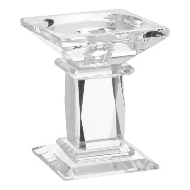 Imagem de CASTIÇAL 10x9x9cm CRISTAL TRANSPARENTE