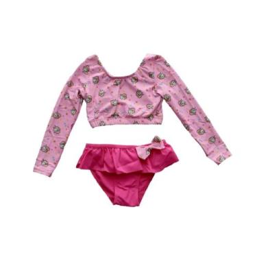 Imagem de Conjunto biquíni infantil tamanho 10 a 12 anos - Mabelix jp