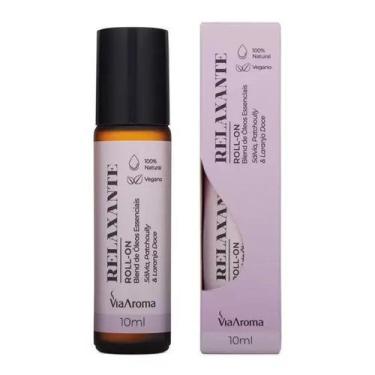 Imagem de Óleo Essencial  Blend Roll-On Via Aroma 10ml Foco Mulher, Relaxante