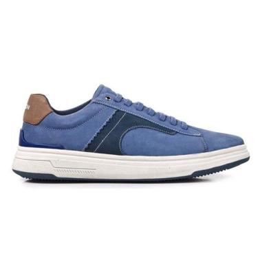 Imagem de Sapatênis Masculino Ferracini Couro Cervo Sport 7162-683, 42, Royal