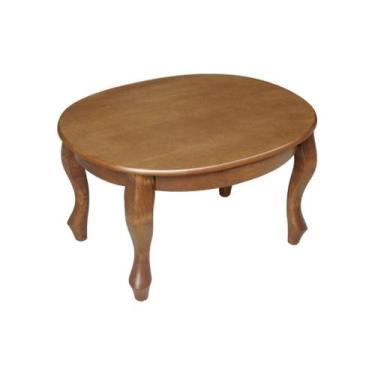 Imagem de Mesa de Centro Oval  - Tommy Design - Dinepell, Imbuia