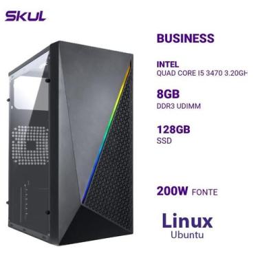 Imagem de Computador B500 Quad Core I5 3470 3.20Ghz Mem 8Gb Ddr3 Ssd 128Gb Fonte