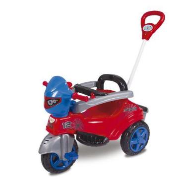 Imagem de Triciclo Maral Baby City Spider Passeio com Haste Direcionável e Pedal