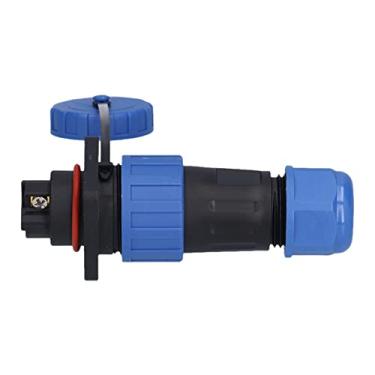 Imagem de Tomada de plugue à prova d'água, adaptador de conector industrial de crimpagem de parafuso de vedação bom 250V com anel de silicone para equipamentos elétricos para comunicações(3 núcleos)