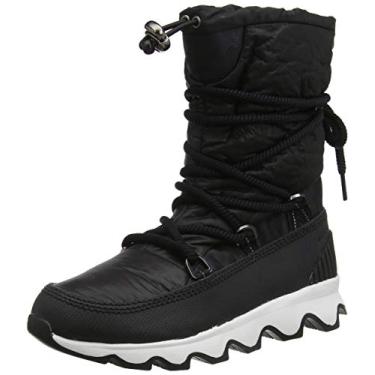 Imagem de Sorel Botas femininas, Preto/Preto/Branco, 34