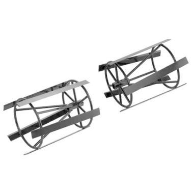 Imagem de Jogo de Enxadas Rotativas Para Capinar - Branco