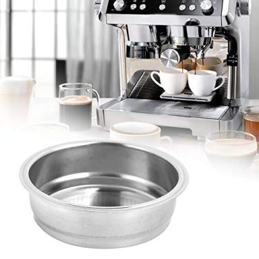 Imagem de acessório profissional para máquina de café filtro de café de aço inoxidável apto para DeLonghi, Filtro de café de aço inoxidável de 51 mm,