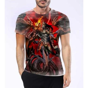 Imagem de Camisa Camiseta Tifão Mitologia Besta Zeus Olimpo Gaia Hd - Estilo Kra