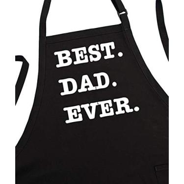 Imagem de Aventais masculinos Best Dad Ever Grilling & BBQ