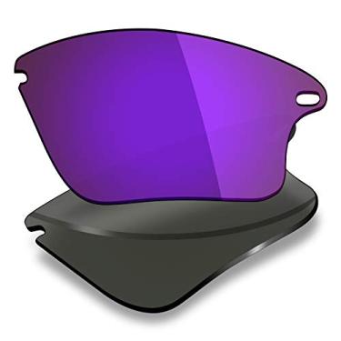 Imagem de Mryok Lentes de reposição para Oakley Fast Jacket XL OO9156 - Opções, Não polarizado - Orquídea azul, One Size