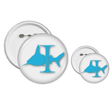 Imagem de Attacks Around Shark Pillars Pinos Emblema Design Kit Artesanato