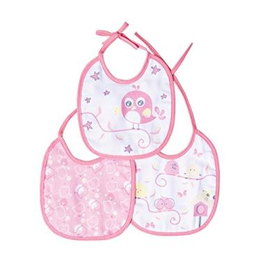 Imagem de Papi Textil Babador Trios Felpudo E Plastificado Papi Est 20Cm X 19Cm Contem 03 Un