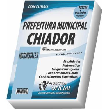 Imagem de Apostila Prefeitura De Chiador - Motorista I E Ii - Curso Oficial