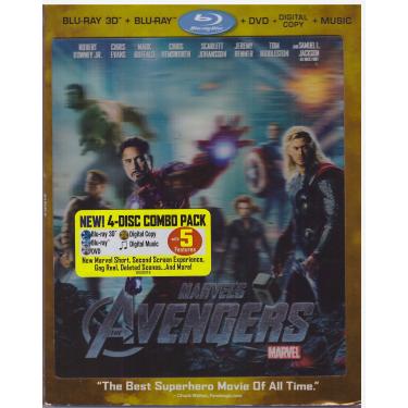 Imagem de Marvel's The Avengers (Four-Disc Combo: Blu-ray 3D/Blu-ray/DVD + Digital Copy + Digital Music Download)