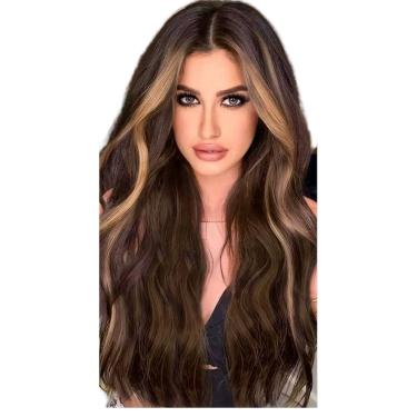 Imagem de peruca front lace mechas cor 2
