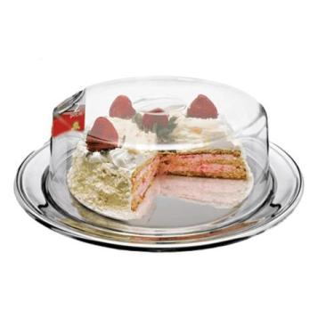 Imagem de Porta Bolo Médio Aço Inox - DINOX