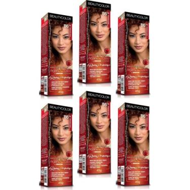 Imagem de Beauty Color Tintura 76.44 RUIVO ABSOLUTO TESTE 45gr (06 Unidades) Cor