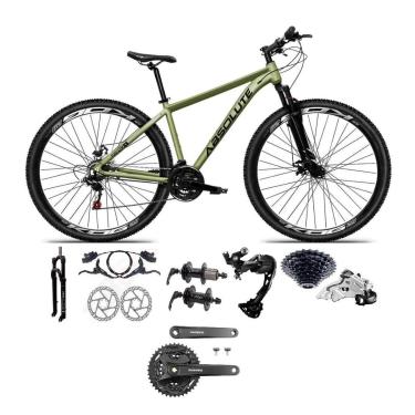 Imagem de Bicicleta 29 Absolute Nero 5 Shimano Alívio-Altus 27v K7 Freios Hidráulicos Trava Pediv...