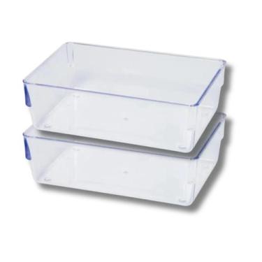 Imagem de Kit 2 Organizadores de Armários Modulo nº 2 Porta Utensilios - PLASTUT
