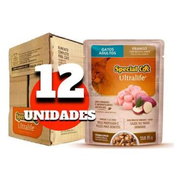 Imagem de Special Cat Sachê Gatos Adulto Frango 85g Caixa Lacrada C/12