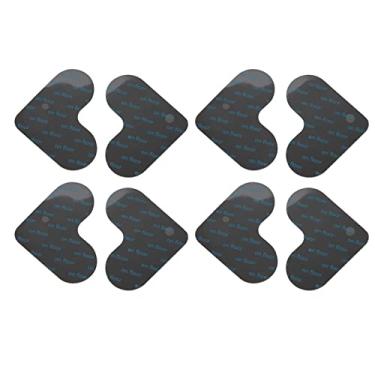 Imagem de Almofadas de Tapete Não Deslizante, Adesivos de Carpete para Tapetes de área 8pcs Rapess Pads Pretos Grandes Fitas de Tapete Laváveis ​​em Forma de Coração para Pisos de Madeira