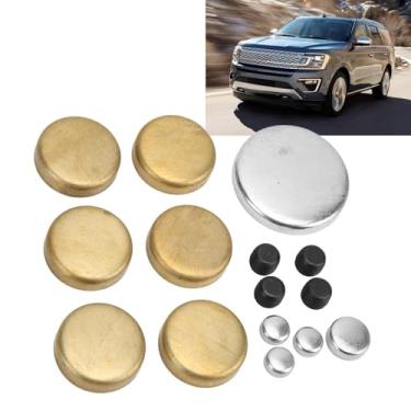 Imagem de Kit de Plugue de Congelamento Plugues de Congelamento de Latão Plugues de Expansão do Motor Kit de Plugue de Congelamento de Bronze MPE-108BR Substituição para Small Block