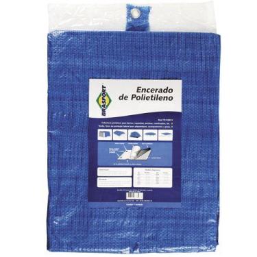 Imagem de Lona Carreteiro Caminhão, Festa, Piscina 2x2 Azul  100 gramas - Brasfo