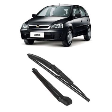 Imagem de Braço Traseiro completo com Palheta para Limpador de Parabrisa Traseiro Chevrolet Corsa Hatch 2004 2005 2006 2007 2008 2009 2010 2011 2012