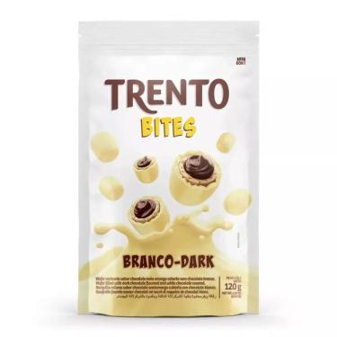 Imagem de Trento Bites Chocolate Branco Dark Peccin 120g