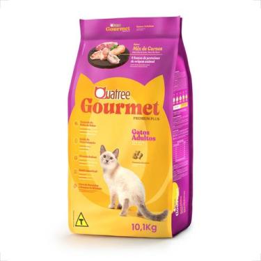 Imagem de Ração Quatree Gourmet Gatos Adultos Mix de Carnes - 10,1Kg
