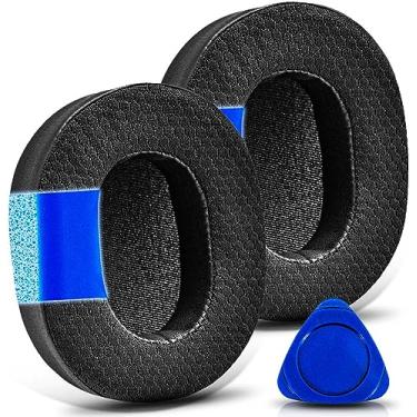 Imagem de TRANSTEK Almofadas Auriculares Wh 1000Xm5 Para Wh-1000Xm5 (Wh1000Xm5) Da , De Reposição Com Espuma Isolamento Ruído Alta Densidade, Espessura Adicional E Malha Gel Refrescante