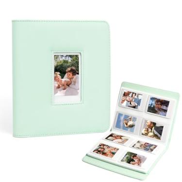 Imagem de CAIYOULE Álbum De Fotos Com 288 Bolsos 2,15 X 3,4 Para Câmera Instantânea Fujifilm Instax Mini 3 Polegadas Fuji Evo/12/11/99/90/7+/Liplay Link2 Polaroid Snap Pic-300 Kodak Album (Verde)