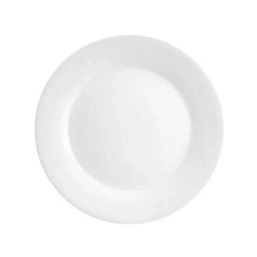 Imagem de Jogo 6 Pratos Rasos Porcelana Clean Lyor 26Cm