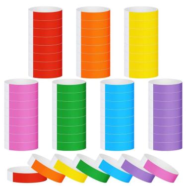 Imagem de Pulseiras Haakong 700 unidades Pulseiras de papel para eventos