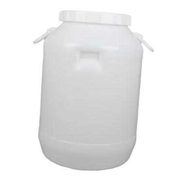 Imagem de IEUDNS Barril de água, recipiente para armazenamento de alimentos, versátil, hermético, portátil, espesso, HDPE, grau alimentício, barril de chuva para, 30l