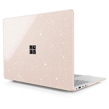 Imagem de Lepeoac Capa para laptop Microsoft Surface de 13,9 polegadas (modelo 2036), Windows 11 Copilot+ PC 2024, tela sensível ao toque da 7ª edição, capa rígida de plástico com capa de teclado, Star Sparkle